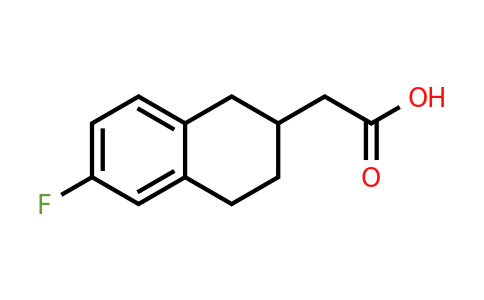 CAS 885269-53-4 | (6-Fluoro-1,2,3,4-tetrahydro-naphthalen-2-YL)-acetic acid