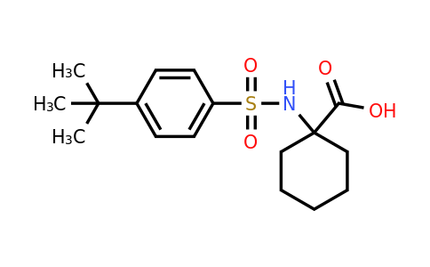 CAS 885269-57-8 | 1-(4-(tert-Butyl)phenylsulfonamido)cyclohexanecarboxylic acid