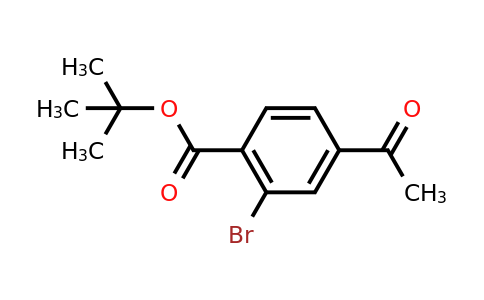 CAS 885269-93-2 | 4-Acetyl-2-bromo-benzoic acid tert-butyl ester