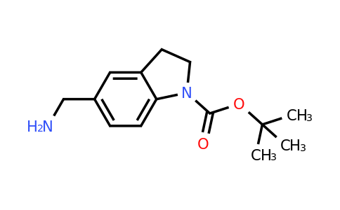 CAS 885270-00-8 | Tert-butyl 5-(aminomethyl)indoline-1-carboxylate