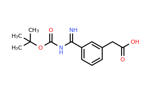 CAS 885270-01-9 | [3-(Tert-butoxycarbonylamino-imino-methyl)-phenyl]-acetic acid