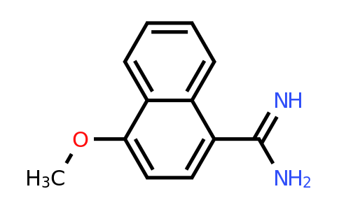 CAS 885270-10-0 | 4-Methoxy-naphthalene-1-carboxamidine