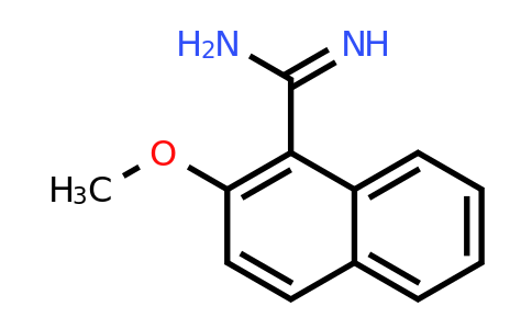 CAS 885270-13-3 | 2-Methoxy-naphthalene-1-carboxamidine