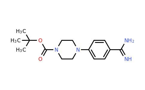 CAS 885270-17-7 | 1-BOC-4-(4-Carbamimidoyl-phenyl)-piperazine