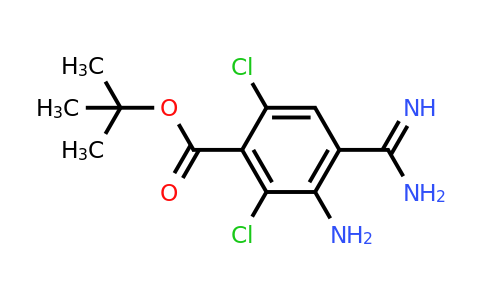 CAS 885270-19-9 | 1-BOC-Amino-4-carbamimidoyl-2,6-dichloro-benzene