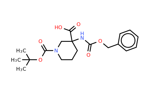 CAS 885270-27-9 | 1-BOC-3-Cbz-amino-piperidine-3-carboxylic acid
