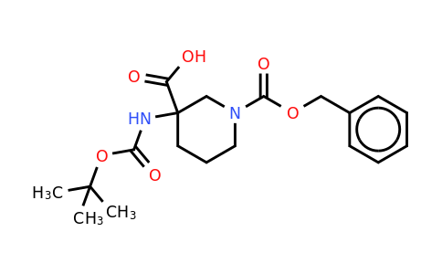 CAS 885270-31-5 | 3-BOC-Amino-1-cbz-piperidine-3-carboxylic acid