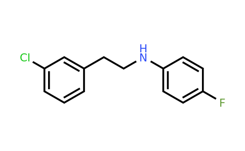 CAS 885270-33-7 | [2-(3-Chloro-phenyl)-ethyl]-(4-fluoro-phenyl)-amine