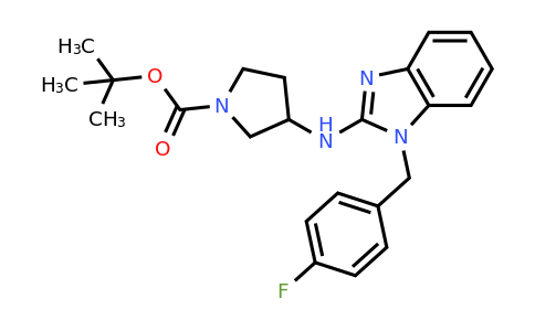 CAS 885270-87-1 | 1-Boc-3-[1-(4-Fluoro-benzyl)-1H-benzoimidazol-2-ylamino]-pyrrolidine