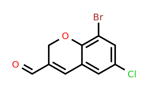 CAS 885271-03-4 | 8-Bromo-6-chloro-2H-chromene-3-carbaldehyde