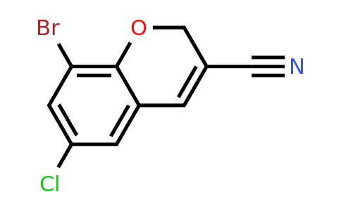 CAS 885271-10-3 | 8-Bromo-6-chloro-2H-chromene-3-carbonitrile