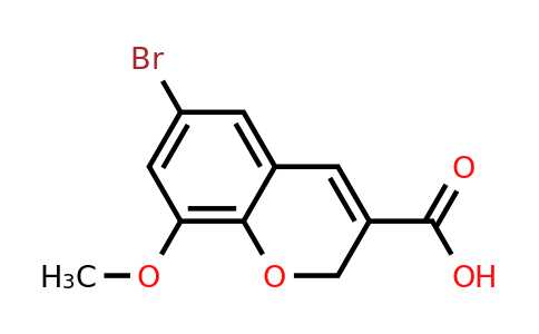 CAS 885271-13-6 | 6-Bromo-8-methoxy-2H-chromene-3-carboxylic acid