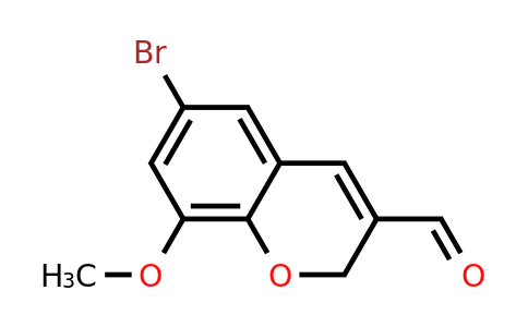 CAS 885271-15-8 | 6-Bromo-8-methoxy-2H-chromene-3-carbaldehyde