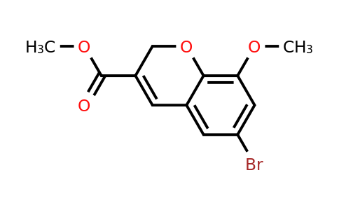 CAS 885271-18-1 | 6-Bromo-8-methoxy-2H-chromene-3-carboxylic acid methyl ester