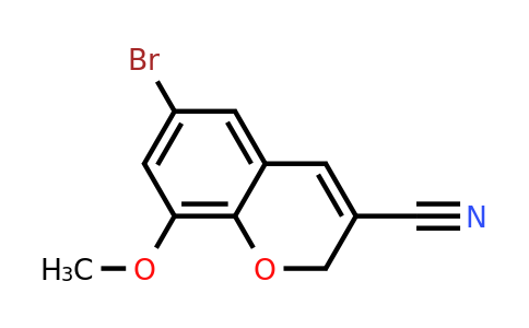 CAS 885271-24-9 | 6-Bromo-8-methoxy-2H-chromene-3-carbonitrile