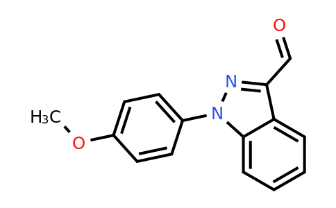 CAS 885271-31-8 | 1-(4-Methoxy-phenyl)-1H-indazole-3-carbaldehyde