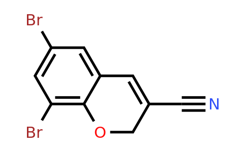 CAS 885271-32-9 | 6,8-Dibromo-2H-chromene-3-carbonitrile
