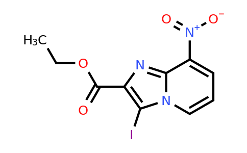 CAS 885271-48-7 | 3-Iodo-8-nitro-imidazo[1,2-A]pyridine-2-carboxylic acid ethyl ester