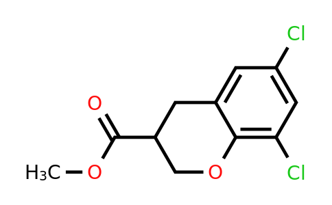 CAS 885271-50-1 | 6,8-Dichloro-chroman-3-carboxylic acid methyl ester