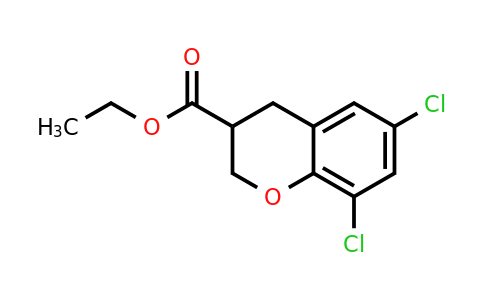 CAS 885271-53-4 | 6,8-Dichloro-chroman-3-carboxylic acid ethyl ester