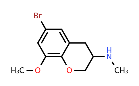 CAS 885271-56-7 | (6-Bromo-8-methoxy-chroman-3-YL)-methylamine