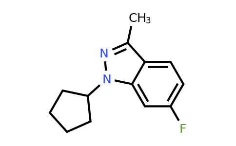 CAS 885271-69-2 | 1-Cyclopentyl-6-fluoro-3-methyl-1H-indazole