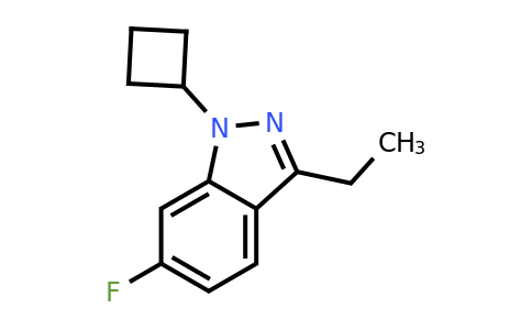 CAS 885271-96-5 | 1-Cyclobutyl-3-ethyl-6-fluoro-1H-indazole