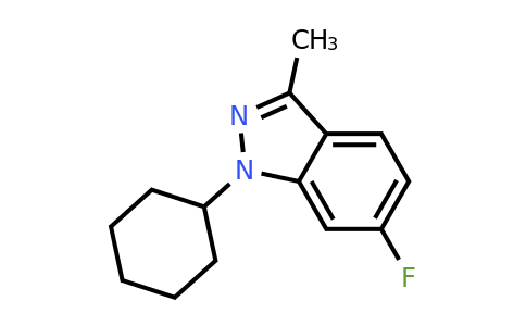 1-Cyclohexyl-6-fluoro-3-methyl-1H-indazole