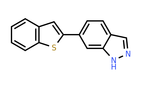 CAS 885272-15-1 | 6-(Benzothiophen-2-yl)-1H-indazole