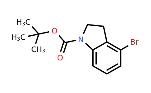 CAS 885272-46-8 | 4-Bromo-2,3-dihydro-indole-1-carboxylic acid tert-butyl ester