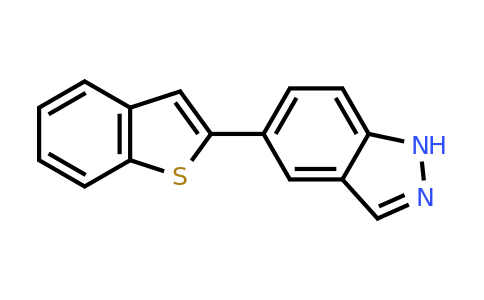 CAS 885272-48-0 | 5-(Benzothiophen-2-YL)-1H-indazole