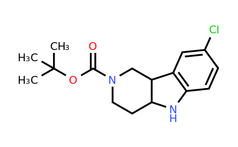 CAS 885272-52-6 | 8-Chloro-1,3,4,4a,5,9b-hexahydro-pyrido[4,3-b]indole-2-carboxylic acid tert-butyl ester