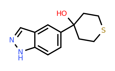 CAS 885272-66-2 | 4-(1H-Indazol-5-YL)-tetrahydro-thiopyran-4-ol