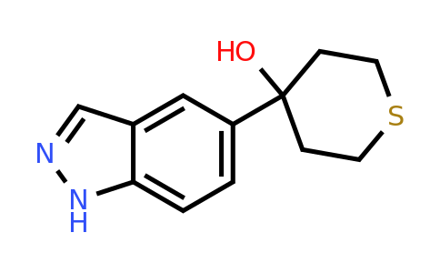 4-(1H-Indazol-5-YL)-tetrahydro-thiopyran-4-ol