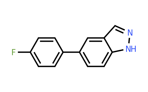 CAS 885272-86-6 | 5-(4-Fluoro-phenyl)-1H-indazole