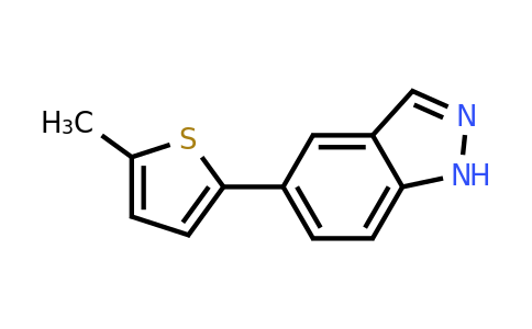 CAS 885272-88-8 | 5-(5-Methyl-thiophen-2-YL)-1H-indazole