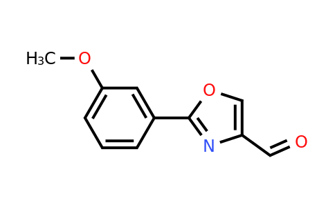 CAS 885272-93-5 | 2-(3-Methoxy-phenyl)-oxazole-4-carbaldehyde