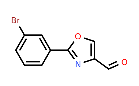 CAS 885273-03-0 | 2-(3-Bromo-phenyl)-oxazole-4-carbaldehyde