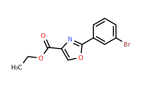 CAS 885273-06-3 | 2-(3-Bromo-phenyl)-oxazole-4-carboxylic acid ethyl ester