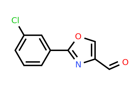 CAS 885273-15-4 | 2-(3-Chloro-phenyl)-oxazole-4-carbaldehyde
