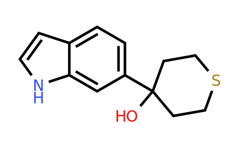 CAS 885273-18-7 | 4-(1H-Indol-6-YL)-tetrahydro-2H-thiopyran-4-ol