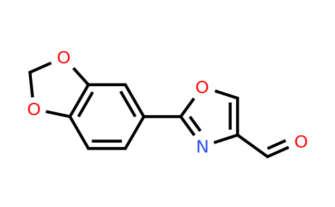 CAS 885273-46-1 | 2-Benzo[1,3]dioxol-5-YL-oxazole-4-carbaldehyde
