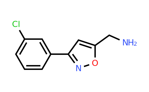 CAS 885273-50-7 | (3-(3-Chlorophenyl)isoxazol-5-YL)methanamine