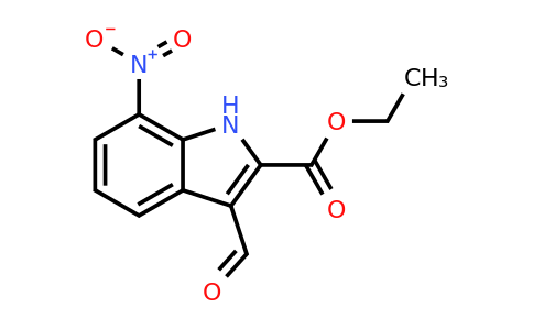 CAS 885273-53-0 | Ethyl 3-formyl-7-nitro-1H-indole-2-carboxylate