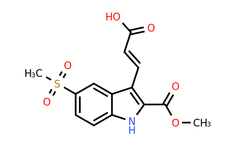 CAS 885273-55-2 | Methyl 3-(2-carboxy-vinyl)-5-methanesulfonyl-1H-indole-2-carboxylate