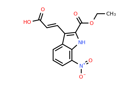 CAS 885273-57-4 | Ethyl 3-(2-carboxy-vinyl)-7-nitro-1H-indole-2-carboxylate