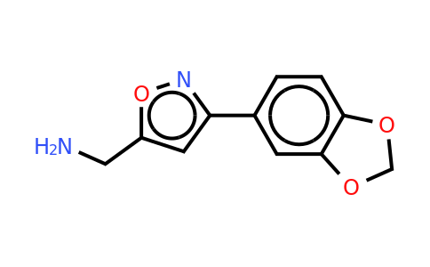 CAS 885273-58-5 | C-(3-benzo[1,3]dioxol-5-YL-isoxazol-5-YL)-methylamine