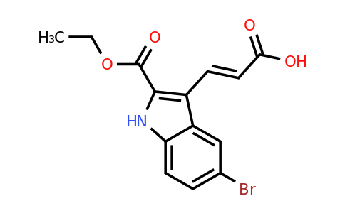CAS 885273-61-0 | Ethyl 5-bromo-3-(2-carboxy-vinyl)-1H-indole-2-carboxylate