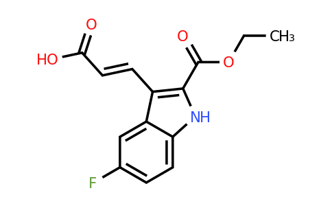 CAS 885273-65-4 | Ethyl 3-(2-carboxy-vinyl)-5-fluoro-1H-indole-2-carboxylate