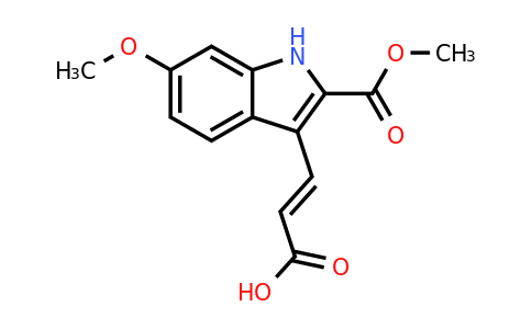 CAS 885273-67-6 | Methyl 3-(2-carboxy-vinyl)-6-methoxy-1H-indole-2-carboxylate